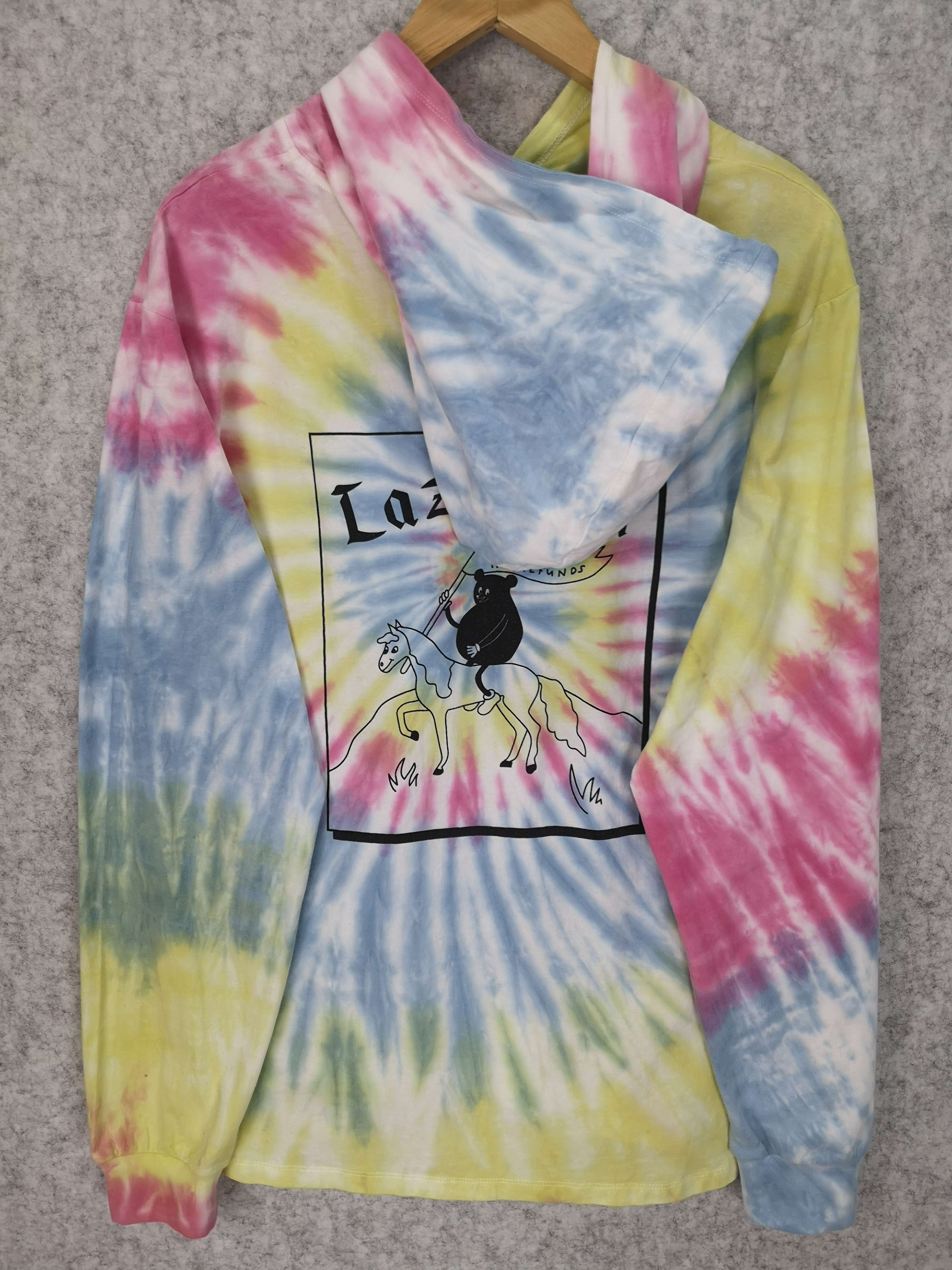 LAZYLAND TIE DYE LS T-SHIRT  32S 100%COTTON 180GSM