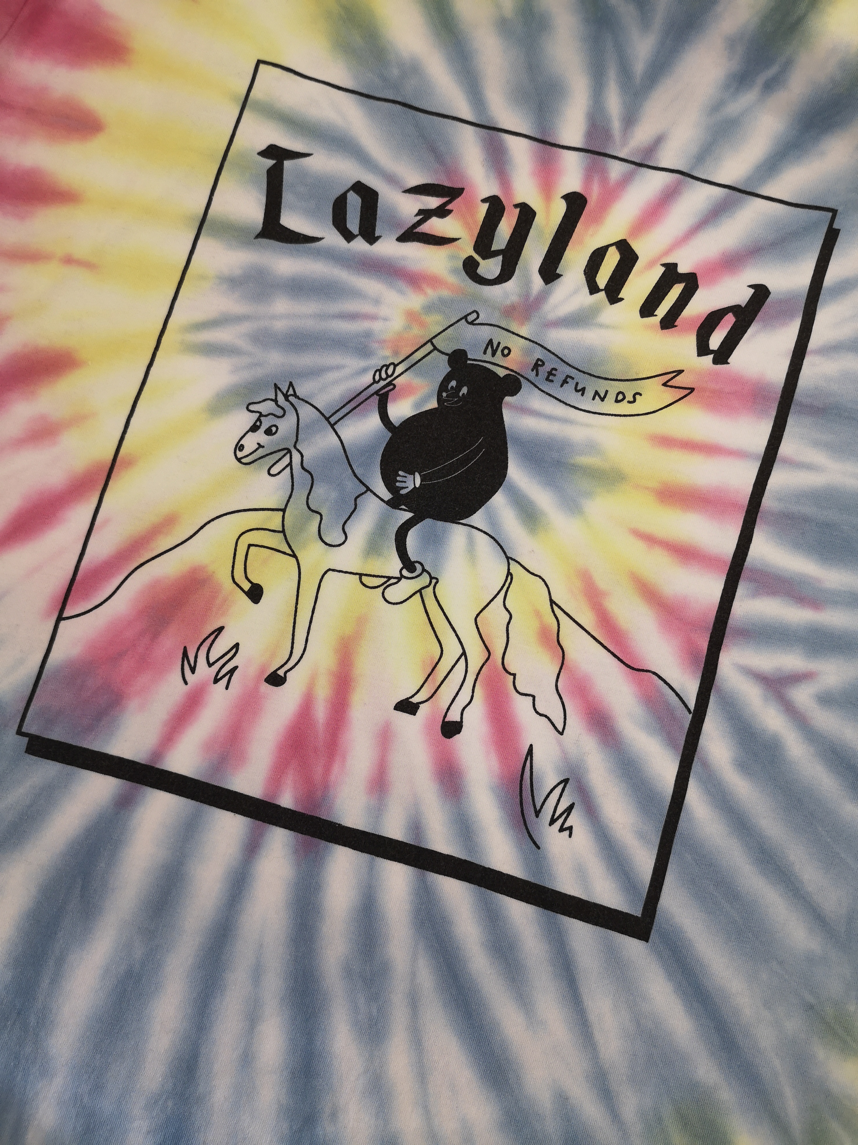 LAZYLAND TIE DYE LS T-SHIRT  32S 100%COTTON 180GSM