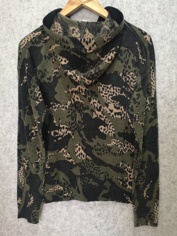 SIXTINE CP PRINT CAMO 14GG 2/60 100%CASHMERE