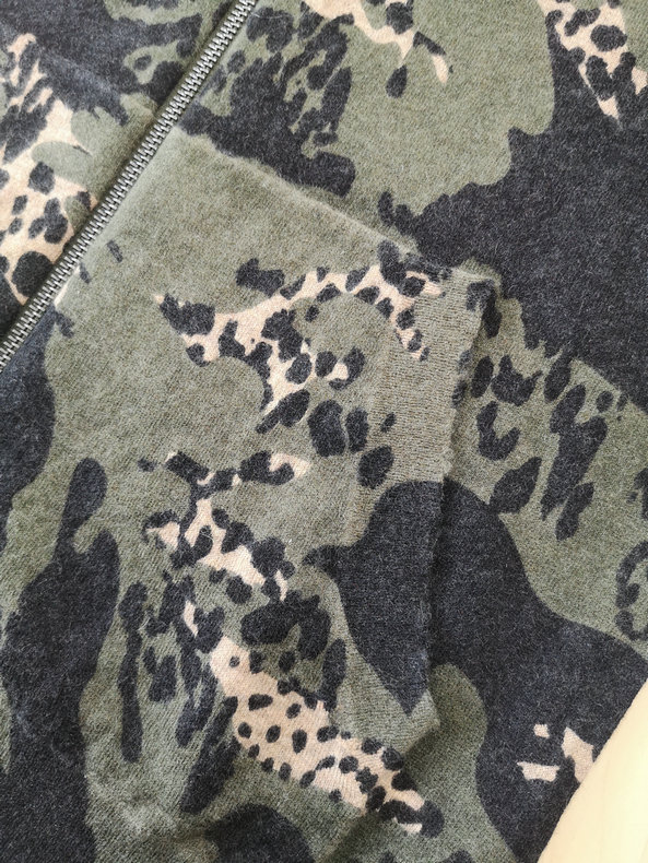 SIXTINE CP PRINT CAMO 14GG 2/60 100%CASHMERE