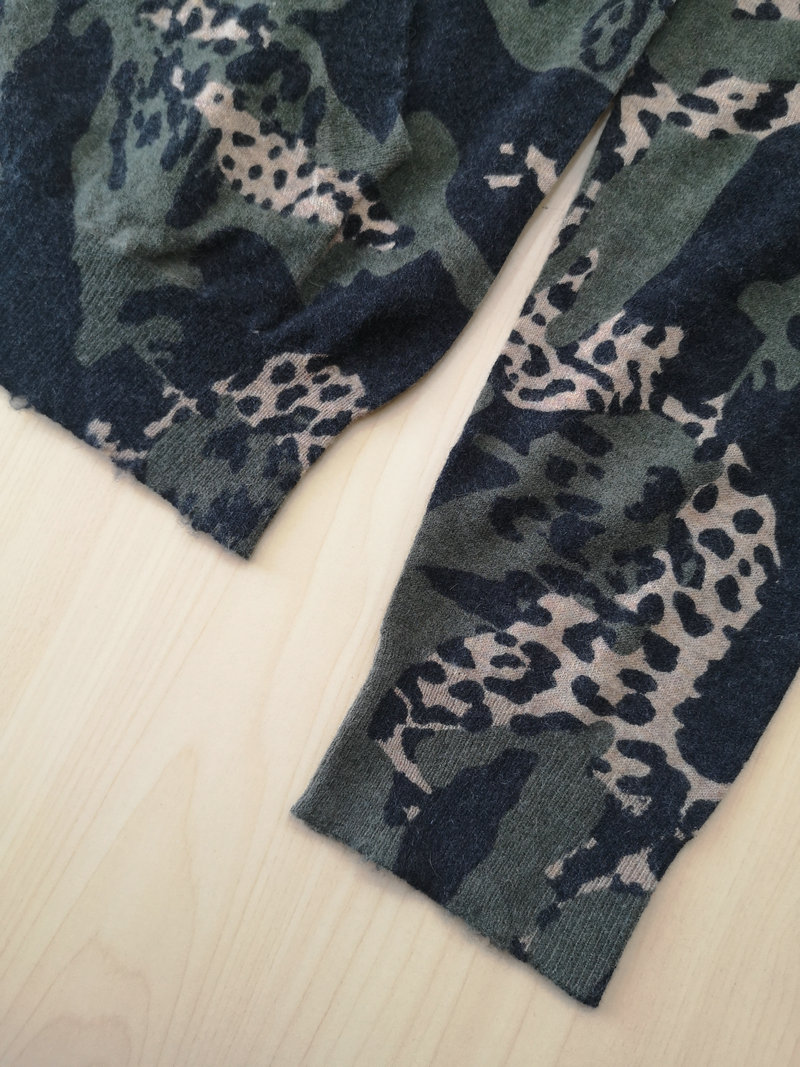 SIXTINE CP PRINT CAMO 14GG 2/60 100%CASHMERE