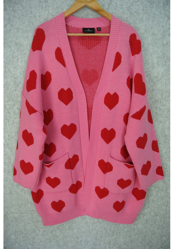 ALL MY HEART LONG CARDIGAN 7GG 2/16 60%COTTON 40%BULKY ACRYLIC