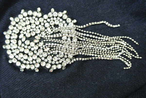 JPUL50J692 PENSEE STRASS 12GG 1/16 35%VISCOSE 30%WOOL 25%NYLON 5%SILK 5%CASHMERE