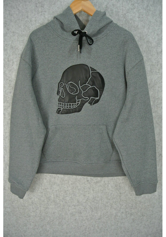 HSWE21030K  WOMEN'S JUMPER JERSEY KNIT LONG SLEEVE HAT PULLOVER WITH SKULL PATCH EMBROIDERY AND POCKET MOQ 200PCS/COLOR