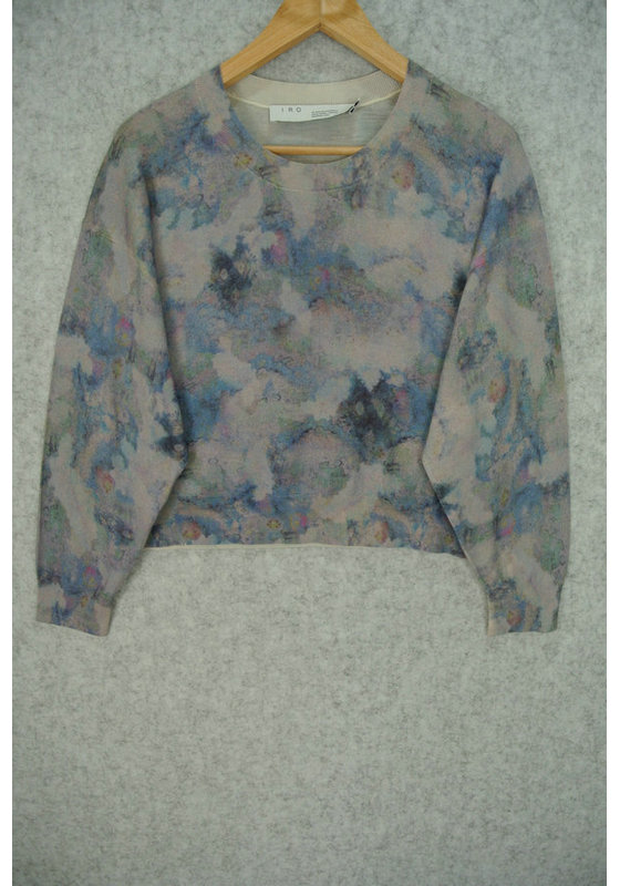 MOST WOMEN'S JUMPER KNITTED ROUND NECK LONG SLEEVE ALLOVER PRINTING SHORT STYLE MOQ 200PCS/COLOR