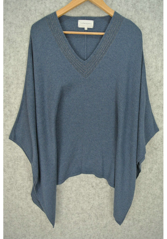 POTENTIAL WOMEN'S WRAP KNITTED V NECK WITH METAL CHAINS AT NECK EDGE MOQ 200PCS/COLOR