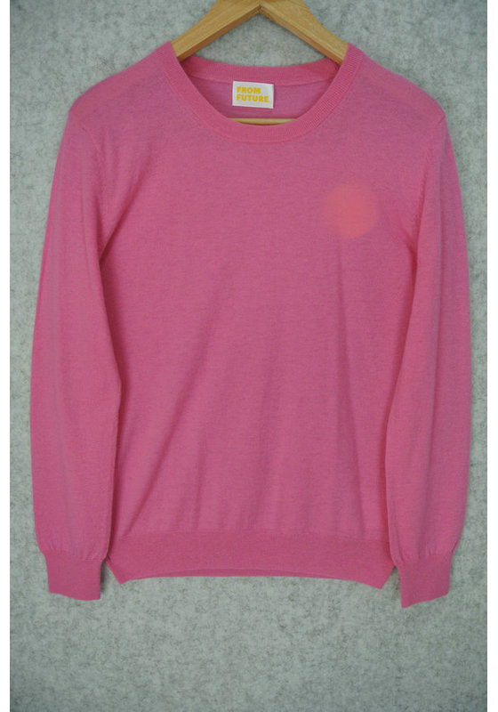 S19-106 WOMEN'S JUMPER KNITTED ROUND NECK LONG SLEEVE BASIC STYLE MOQ 200PCS/COLOR
